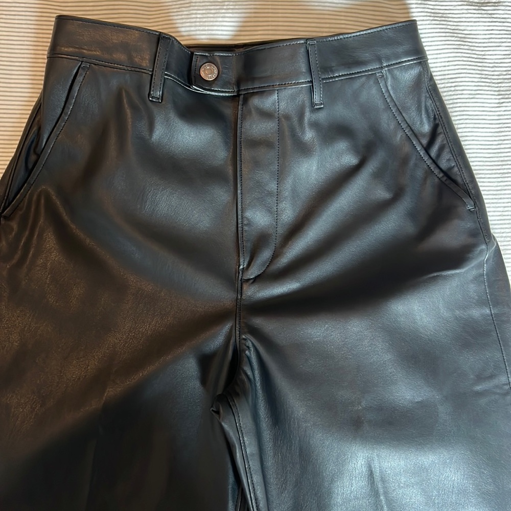 Levi’s faux leather Math Club Slacks